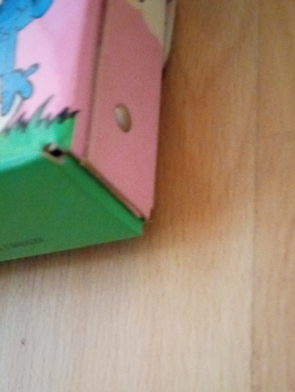 1983 VINTAGE RARE Smurf Kids Pink Crossbody Purse with Rainbow Strap - Picture 7 of 8